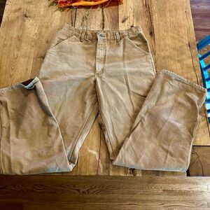Carhartt loose straight carpenter pants 34x34